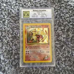 Blaine's Arcanine Holo 1/132 Gym Challenge Unlimited